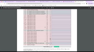 Washington State Energy Code (WSEC) Trade Off - C3 Calculator - Part I