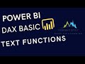 Power BI DAX Text Functions: CONCATENATE, UPPER, LOWER, LEFT, RIGHT &amp; More | Practical Guide 2025