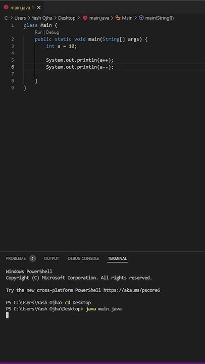 Increment and Decrement Operators in Java vs Python - YouTube