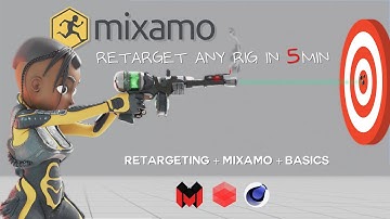 Easy Animation Retargeting in 5 Minutes: Cinema 4D 2024 & Mixamo Tutorial!