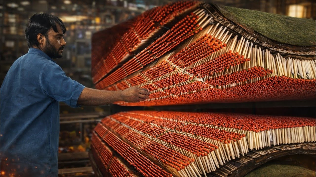 How Matchsticks Are Made | From Forest to Factory | Complete Process