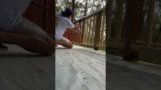 Spray painting spindles using The Graco QuickShot! #gracopaintsprayers #paint #spraypaint