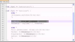 PHP pamokos   18   Formos ir tekstiniai failai 3 dalis