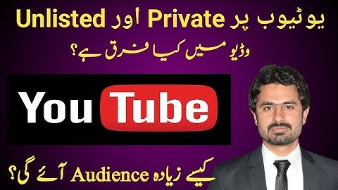 Difference Between Private , Unlisted And Public Videos | Private And Unlisted YouTube Videos