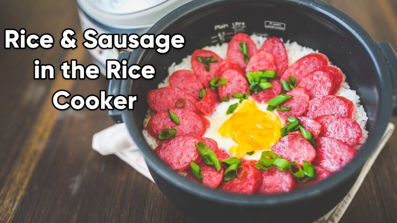Rice Cooker Recipe: Chinese Sausage Over Rice - Onolicious Hawaiʻi