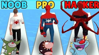 NOOB vs PRO vs HACKER 😱 in Hero Challenge | Oggy, jack, Bob Game Video Funny Gameplay GAME STaR PKS