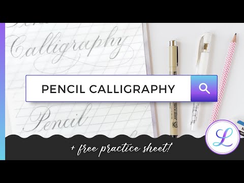 Beginner's Guide To Basic Calligraphy [Guide + Freebies] — Loveleigh Loops