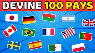 Devine 100 PAYS à partir des drapeaux | FACILE à IMPOSSIBLE screenshot 3