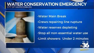Water conservation emergency Water conservation emergency