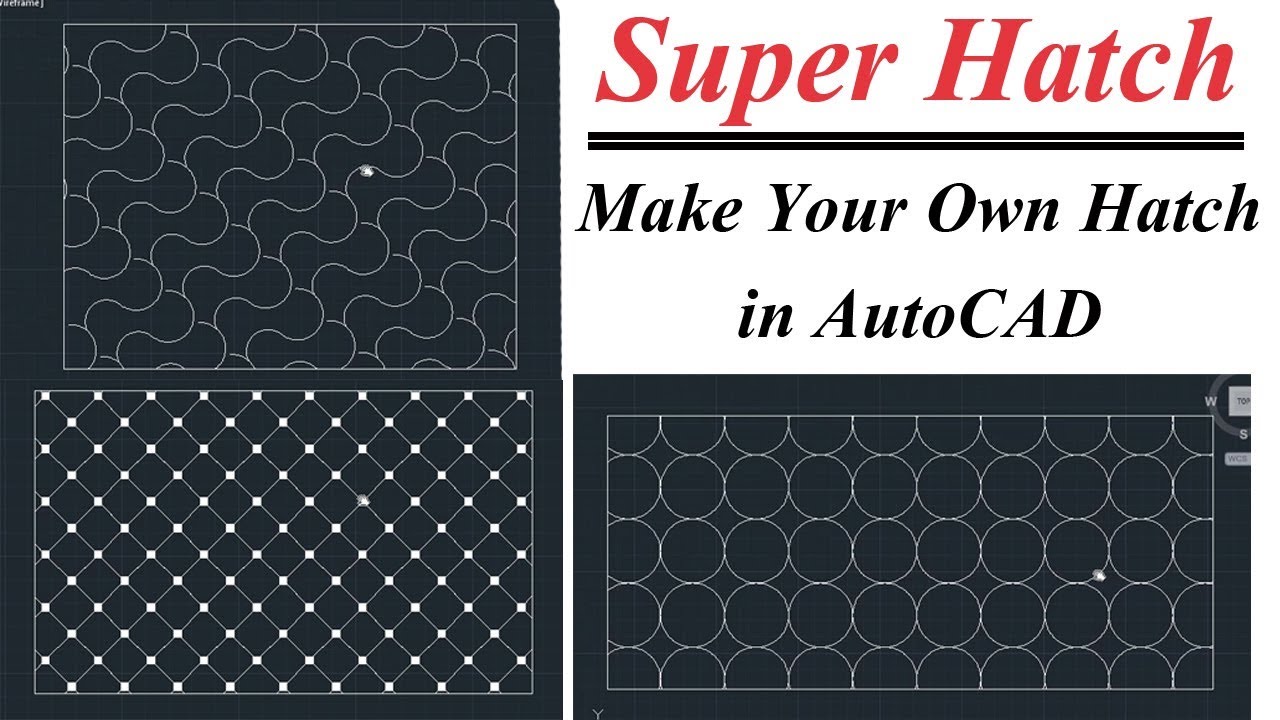 how to import a hatch pattern into autocad