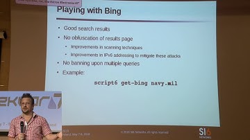 09. x33fcon 2018 - Advances in IPv6 Network Reconnaissance by Fernando Gont