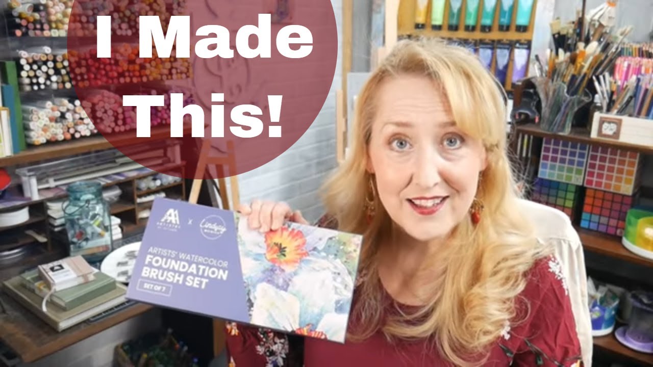 Я разработала эти новые акварельные кисти! Набор кистей Altenew Foundation.