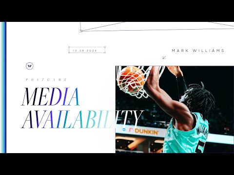Hornets vs Thunder: Mark Williams Postgame Media Availability | 12/28/2024