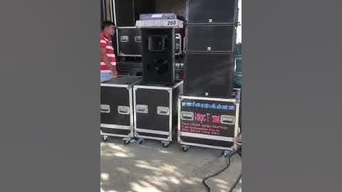 Loa hoả tiễn thi đấu loa array CVR 110 (loa cvr mắc gấp đôi tiền loa hoả tiễn)