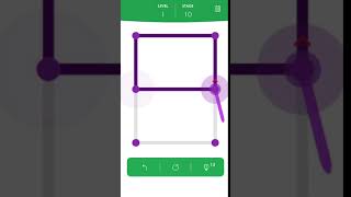 1LINE one-stroke puzzle game. Level 1. Stage 10. 1-10. screenshot 3