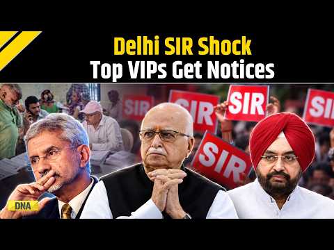 Delhi News: 'LK Advani, EAM Jaishankar, Election Commissioner...' SIR Notices To Big VIPs; Why?