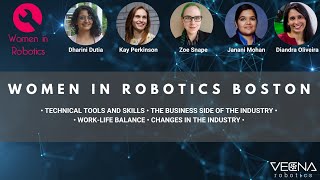 Women in Robotics Boston Virtual Coffee Chat Panel screenshot 1