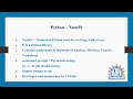 Numpy introduction in Python Programming in Tamil