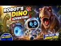 Baby Robot Travels to the Dinosaur World! What Happens Next? 🦕🌍