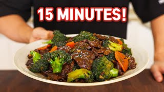Classic Takeout BEEF \& BROCCOLI in 15 Minutes!