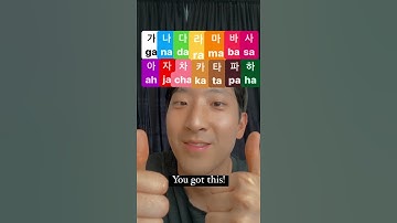 Thumbnail of How to sing Korean ABC song!🎶