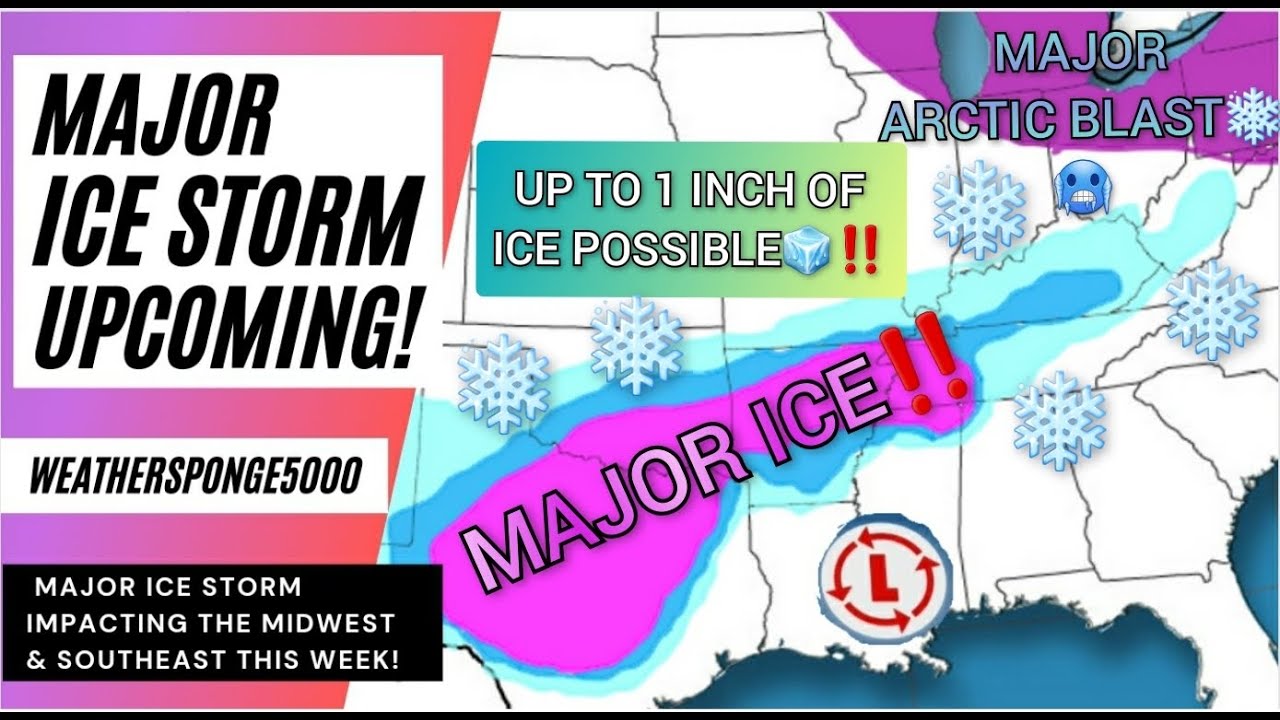 Major Ice Storm & Arctic Blast Impacts! - YouTube