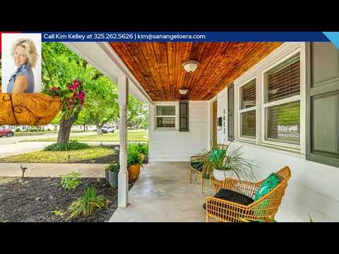 1612 Shafter St, San Angelo, TX home video tour