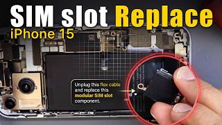 How to repair iPhone 15 Pro sim slot | No Network issue solved | Noor Telecom