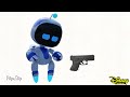 Astro bot death got shot by gun