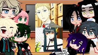 Anime/Game/show/ characters react to each other (pt1/4) (SpyXFamily)