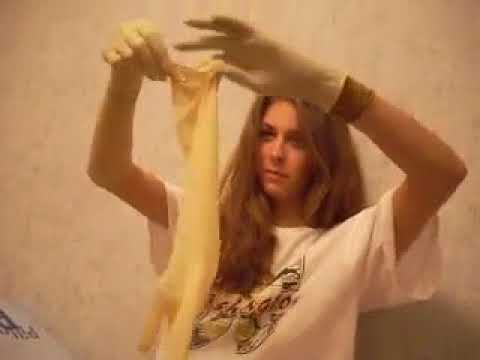 Latex Gloves Girls