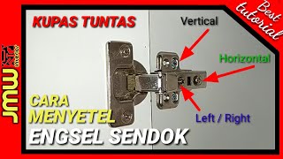 Cara Setel Engsel Sendok di pintu