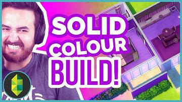 Sims 4 Solid Colour Challenge | ONLY ONE COLOUR BUILD!!