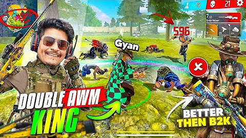 B2K VS WHITE 444 / AWM VS AWM - WHO IS THE LEGEND OF AWM IN FREE FIRE