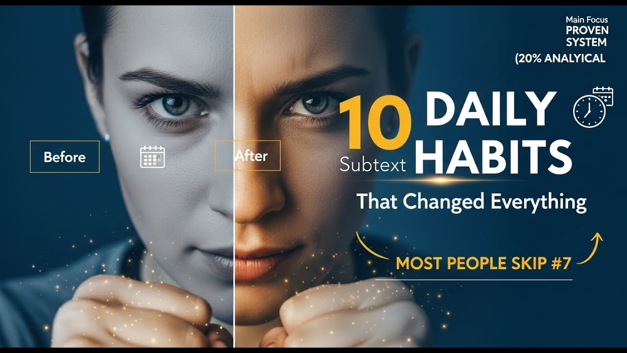 10 Simple Daily Habits That Will Transform Your Life Forever (Most ...