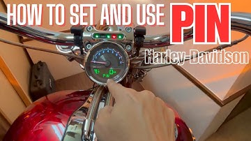 【Harley-Davidson PIN code】 How to setup your own PIN 【Harley-Davidson Softail CVO Breakout FXSBSE】