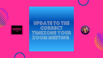 How to customize Zoom meeting time to your local timezone