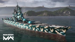 YAMATO AEGIS can kill stronger battleship if you're a good player : MODERN WARSHIPS