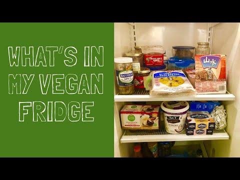 what's-in-my-vegan-fridge-(veganuary)//fridge-clean-with-me//veganuary-week-1