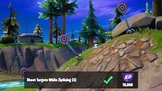 Shoot Targets While Ziplining - Fortnite Quests