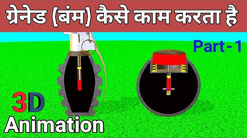 ग्रेनेड कैसे काम करता है। Working of Timedelay Grenade । Part - 1