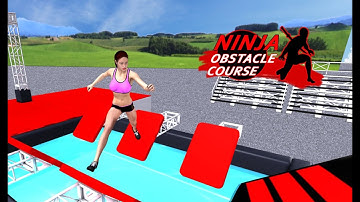 Unreal Engine 3D Obstacle Course inspired by Sasuke Ninja Warrior, preview + old poser renders