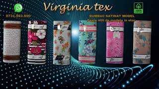Bumbac Satinat Model Virginia Tex 240 Cm Rola 30 Ml