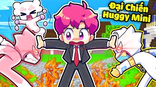 HIHA BẤT NGỜ KHI TEDDY VÀ BOGGY ĐÁNH NHAU TRONG MINECRAFT* ĐẠI CHIẾN HUGGY MINI TẬP 4 🤩😱