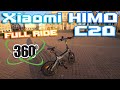 Xiaomi Himo C20 🚴‍♂️⚡ 1st Ride + Gopro Max 360 Full Long Range Talk 🤣 & Burning some FAT 🍿🍕🍻