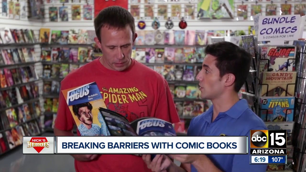 Nick's Heroes: Doug Hebert's comic book allows artists with autism to shine