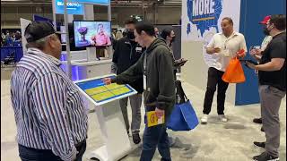 43 inch touchscreen table for tradeshow