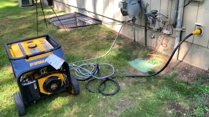 Firman Tri-Fuel generator start up on Natural gas for whole house Power