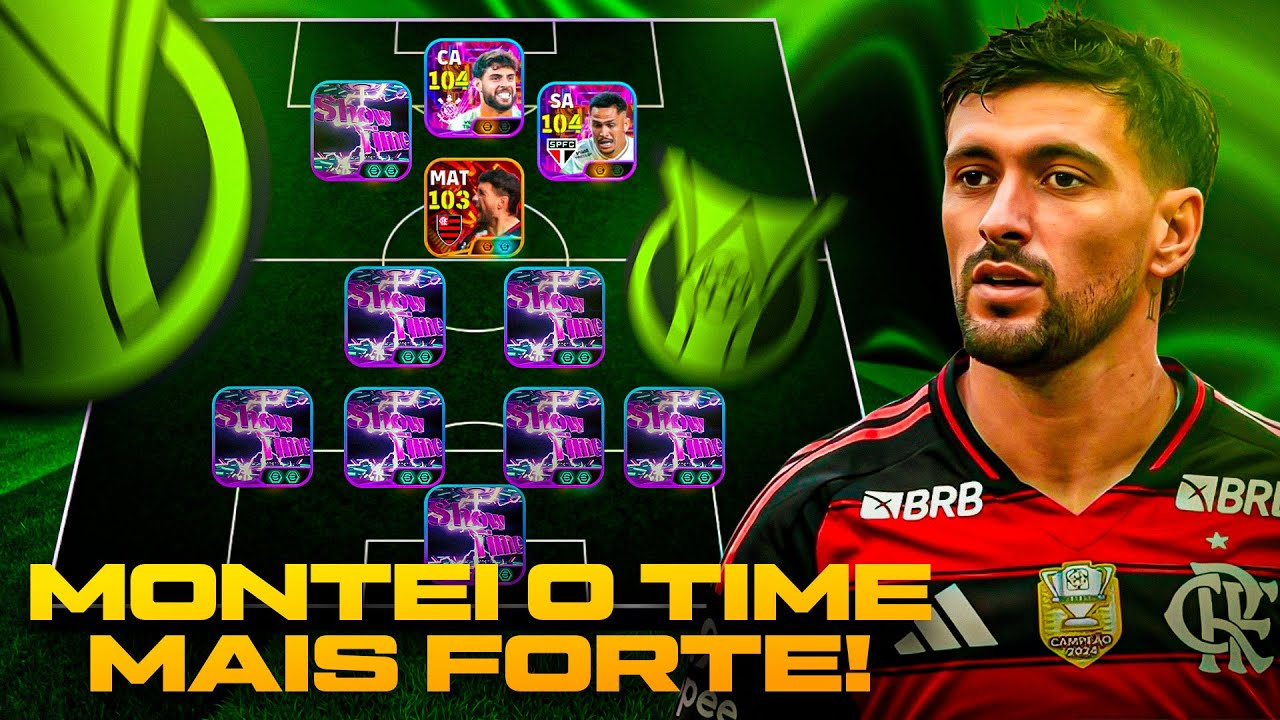 MONTEI O TIME MAIS FORTE DO BRASILEIRÃO no Efootball Mobile