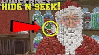 Minecraft: GRINCH HIDE AND SEEK!!  Morph Hide And Seek  Modded MiniGame